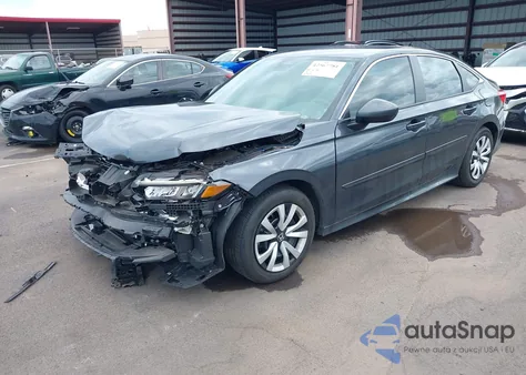 2024 Honda Civic Lx из США, поврежденный, VIN 2HGFE2F26RH521752